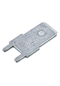 62409-1, клемма ножевая на плату папа 6.35MM, THD
