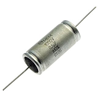 Конденсатор МБМ-1000 В   0.1  мкф