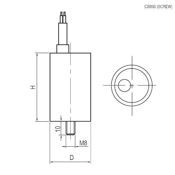 CBB60 3uF  450V WIRE+SCREW (SAIFU)