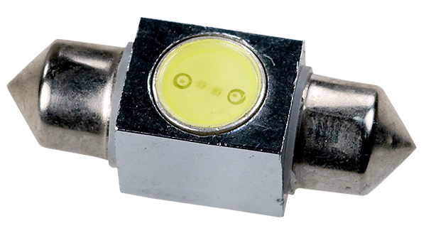S8.5*31-FT-1LED-1W-W-, 12V, LED лампа белая Festoon S8.5*31 1*1W