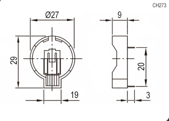CH273 одна батарея CR2450