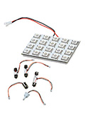 PCB-52*35-20SMD-R-12V, свето диод для авто красн 5*4 диодов 5переходн