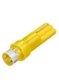 ARL-T5 YELLOW FLAT 5MM LED, (12V,W1.2W Wedge) ARL (авт.лампы)