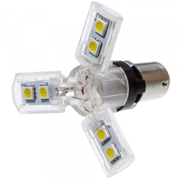 LED-L0935 White BAY15D 12V, Автолампа белая