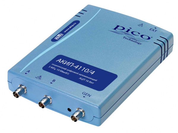 Осциллограф акип-4110, цифровой запоминающий usb-осциллограф
