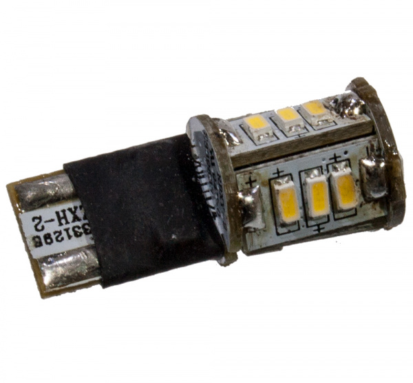 ARL-T10-15S White, Автолампа (10-30V 15LED 3014) белая