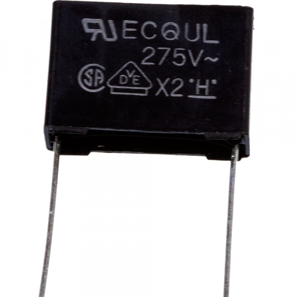 ECQU2A104ML, 275Vac, 20%, 0.1uF, X2