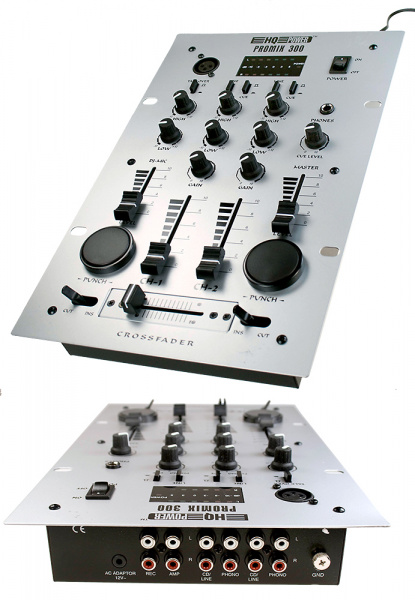 PROMIX300, 2-канальный DJ-микшер VELLEMAN